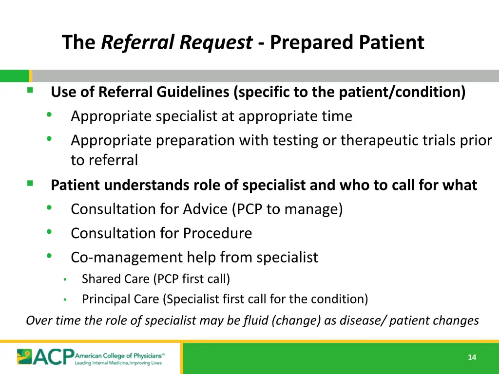 the referral request prepared patient 3