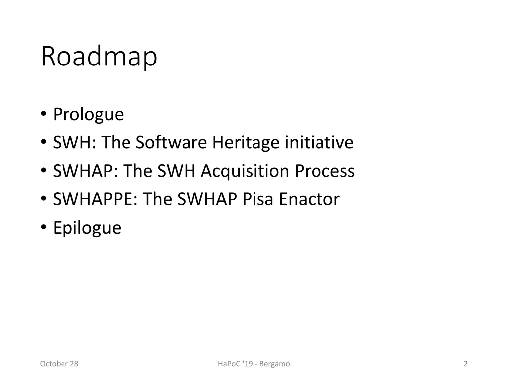 roadmap