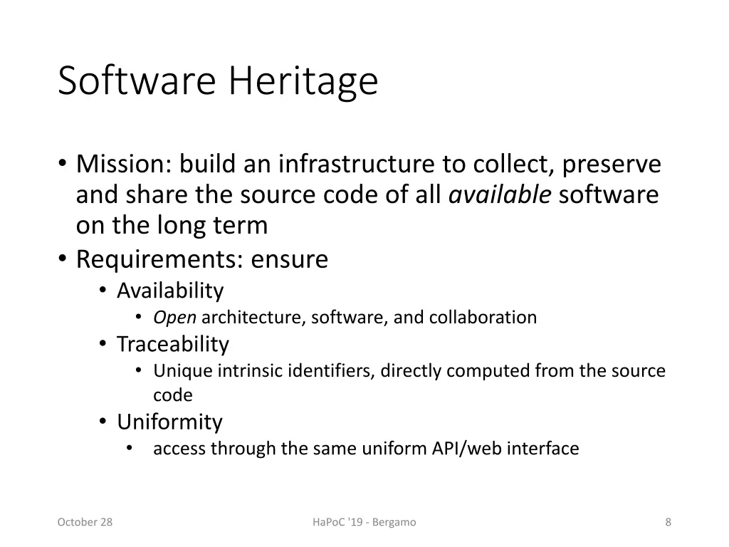 software heritage