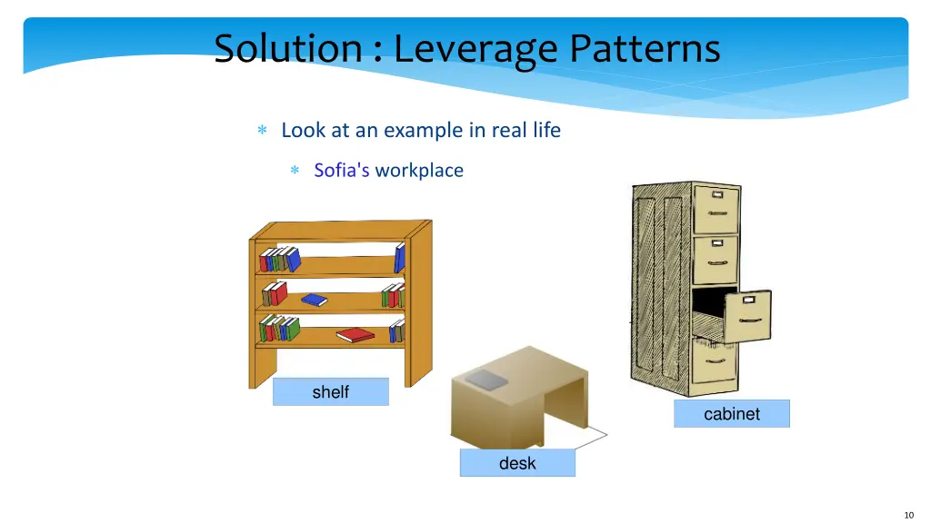 solution leverage patterns