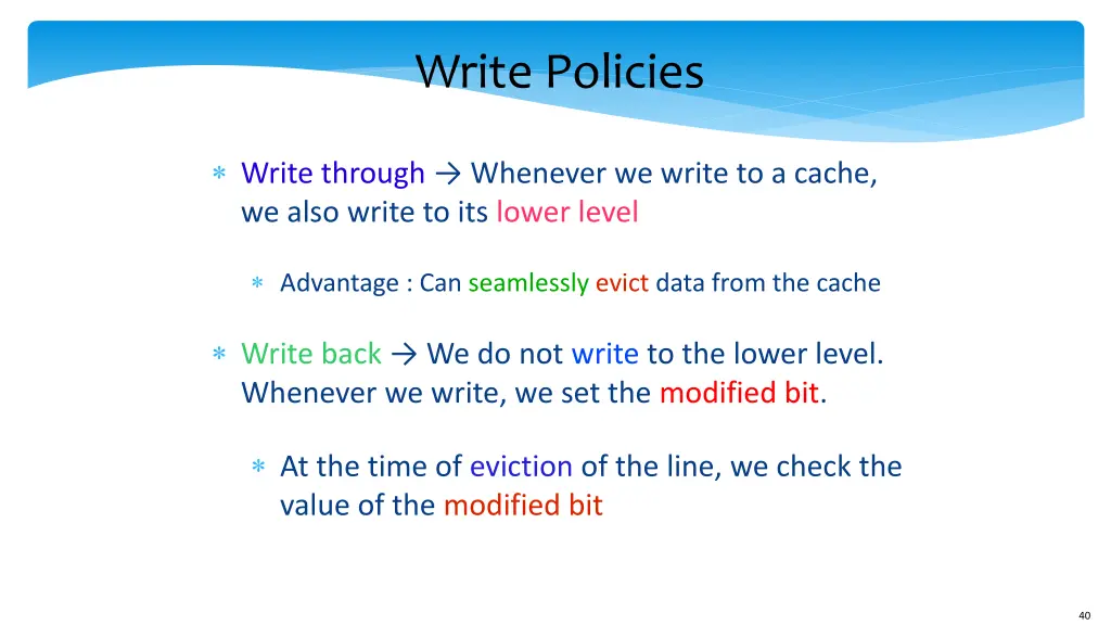 write policies