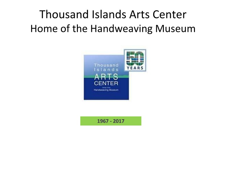 thousand islands arts center home