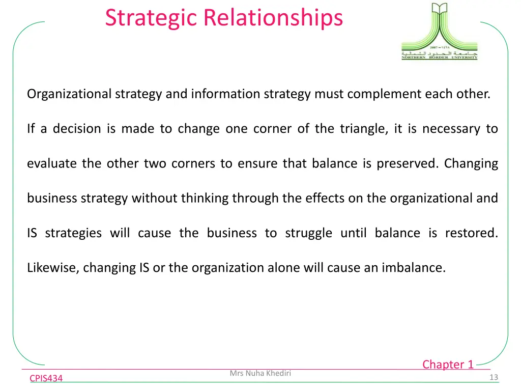 strategic relationships