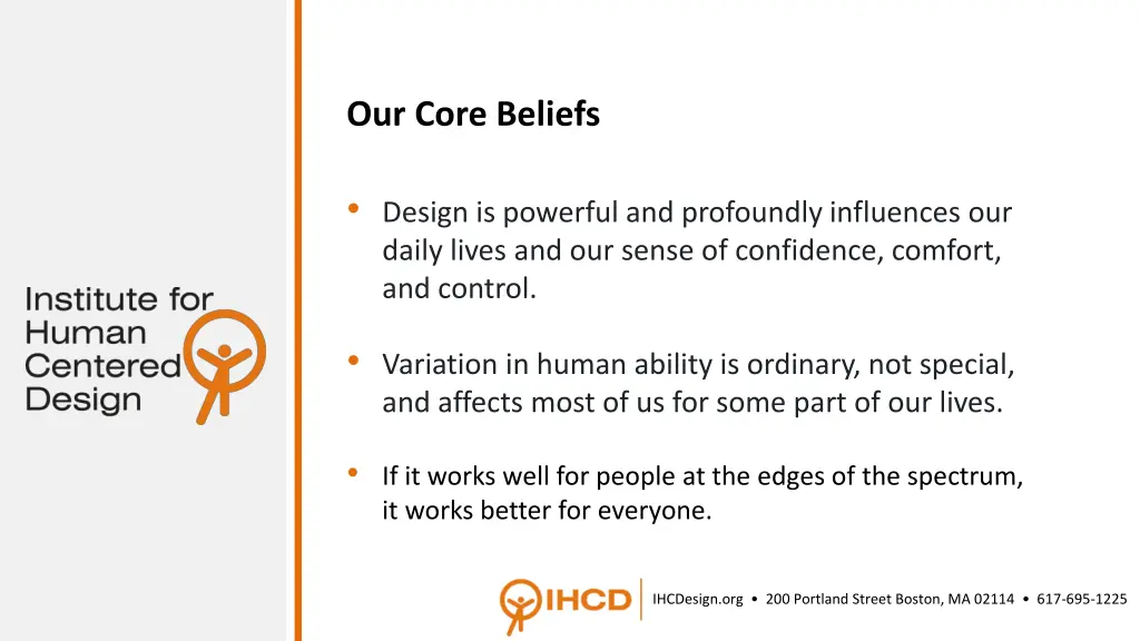 our core beliefs