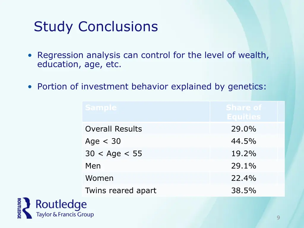 study conclusions