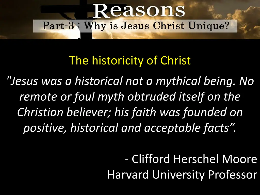 the historicity of christ 5