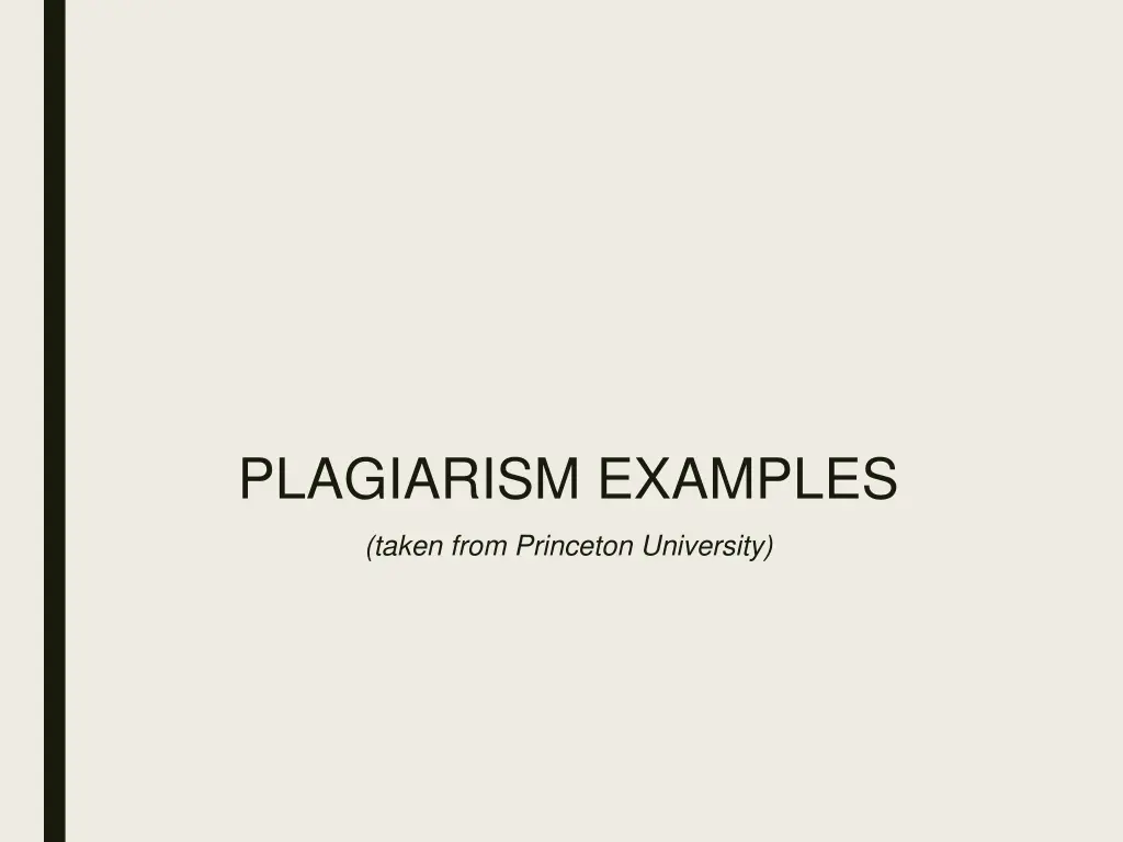 plagiarism examples