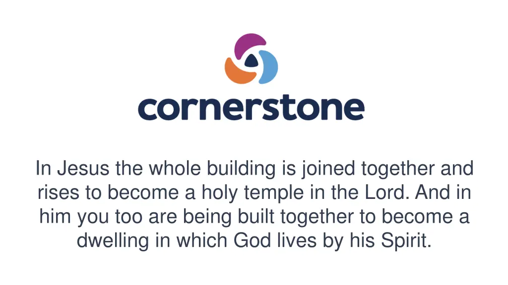 in jesus the whole building is joined together 1