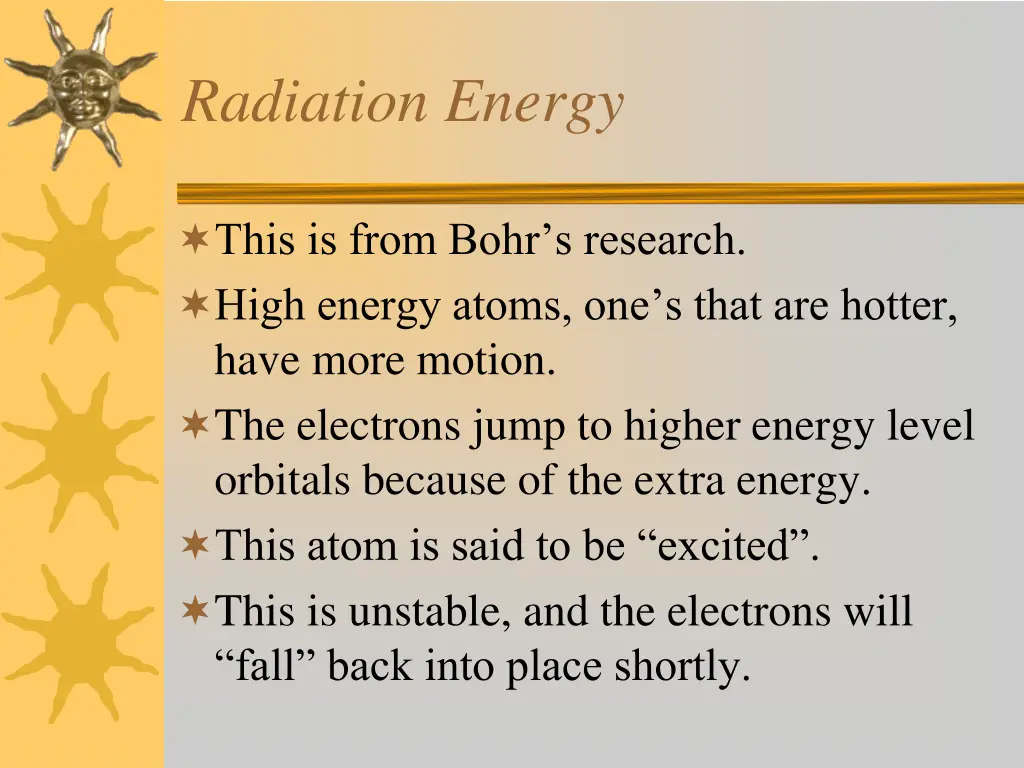 radiation energy