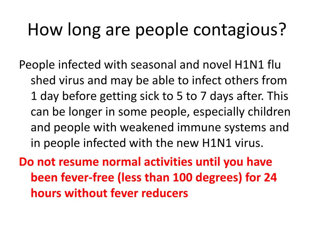 how long are people contagious