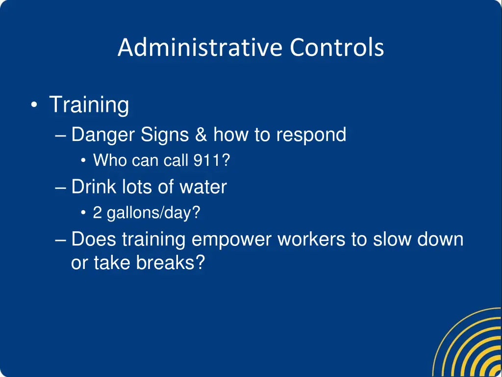 administrative controls 1