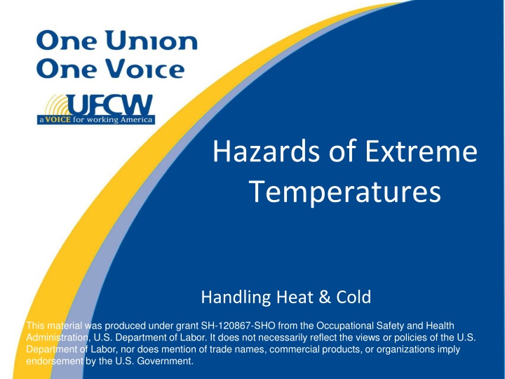 hazards of extreme temperatures