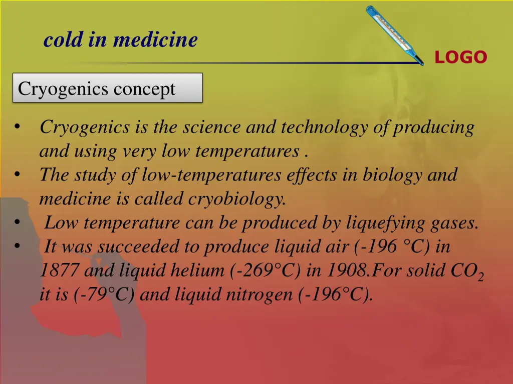 cold in medicine