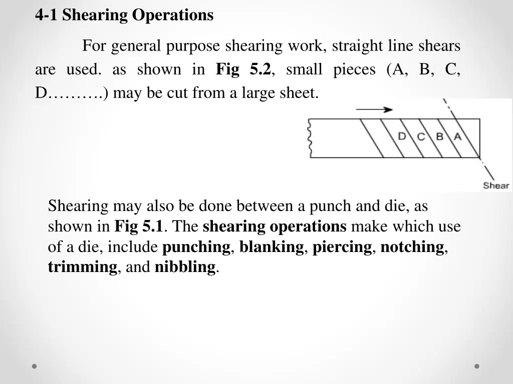 4 1 shearing operations