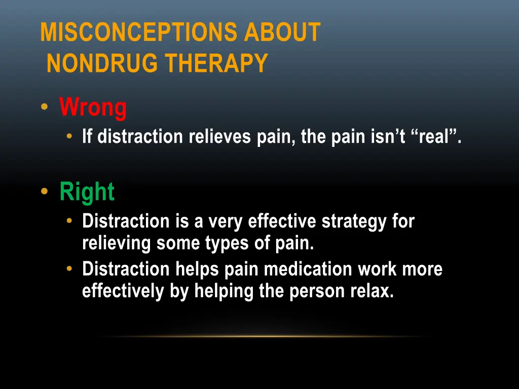 misconceptions about nondrug therapy 1