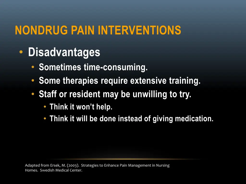 nondrug pain interventions 1