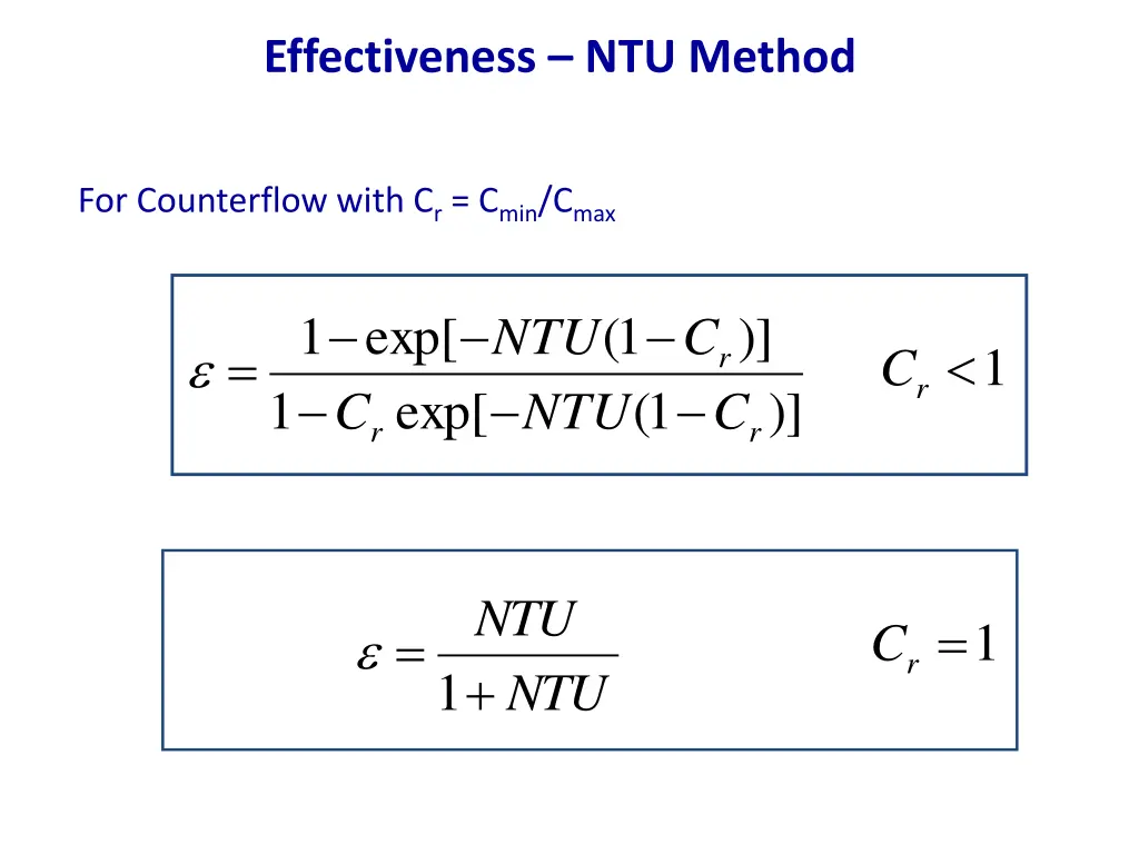 effectiveness ntu method 3