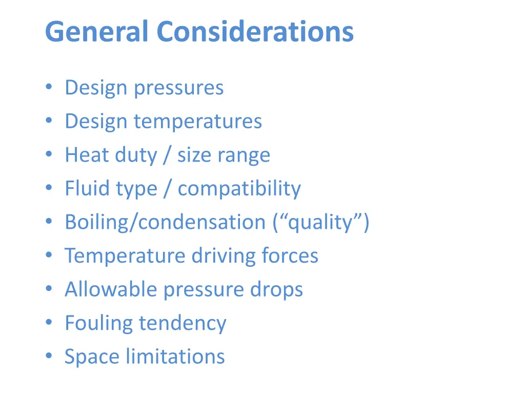 general considerations 1