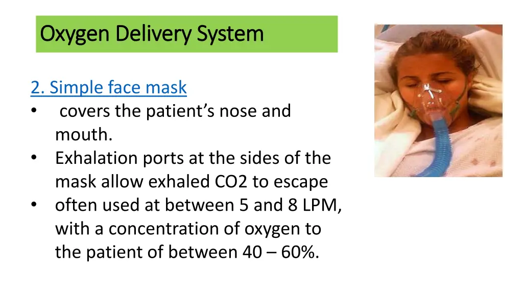 oxygen delivery system oxygen delivery system 2