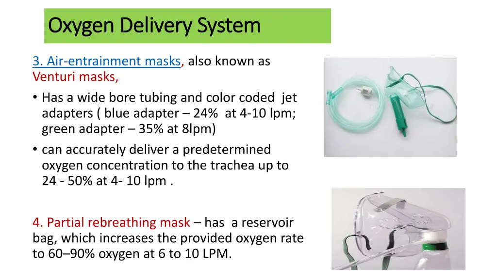 oxygen delivery system oxygen delivery system 3