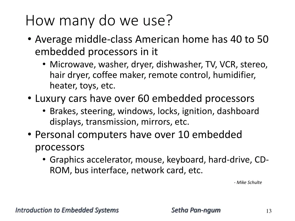 how many do we use average middle class american