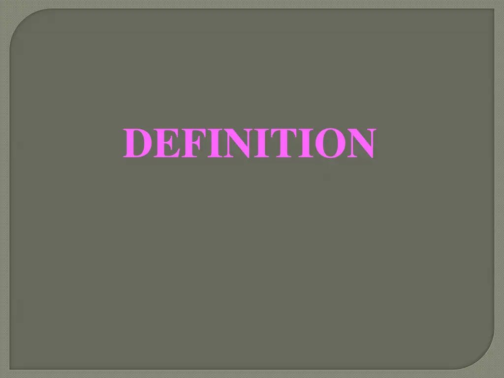 definition