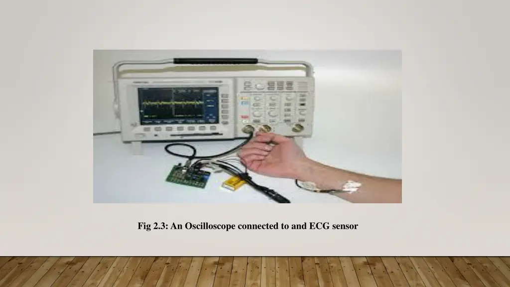 fig 2 3 an oscilloscope connected