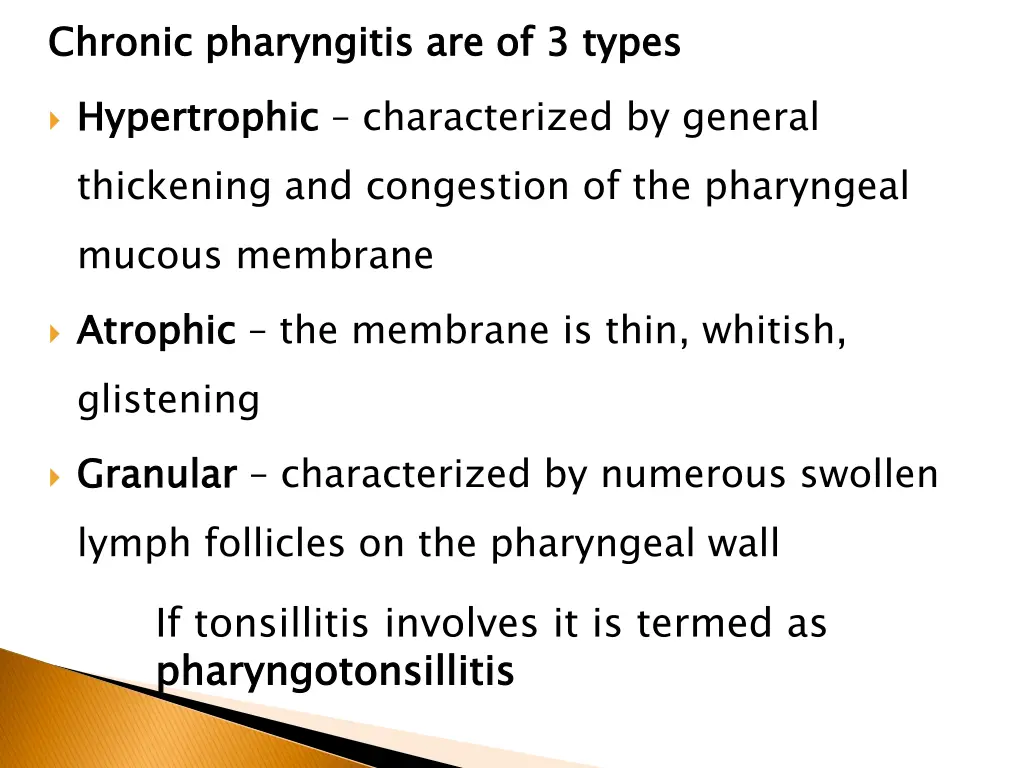 chronic hypertrophic characterized by general