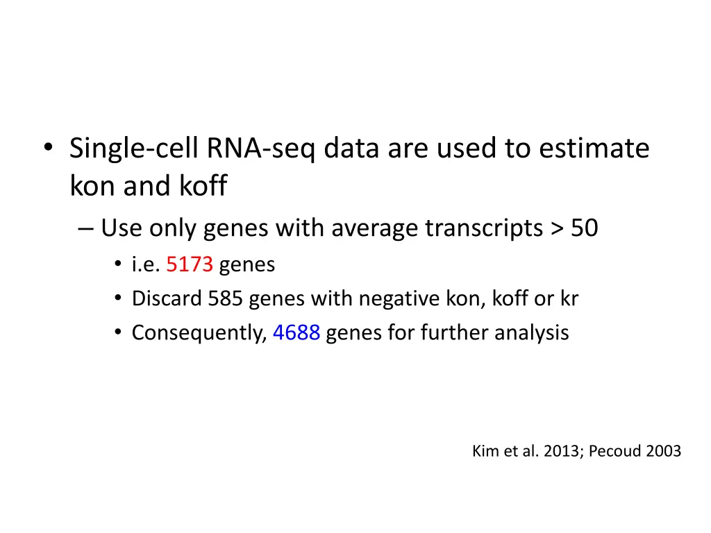 single cell rna seq data are used to estimate