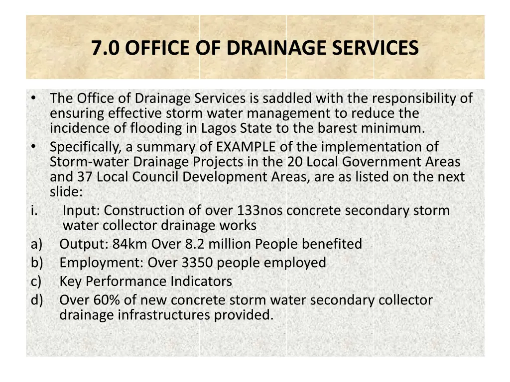 7 0 office of drainage services