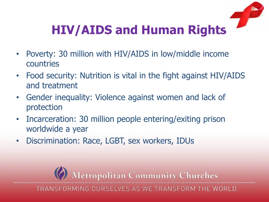 hiv aids and human rights