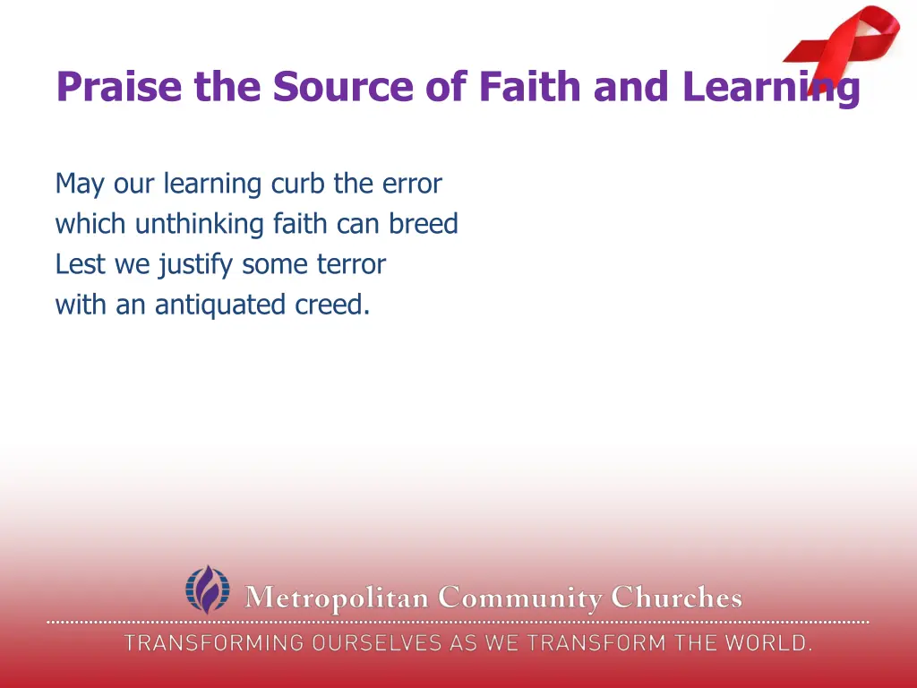 praise the source of faith and learning 4