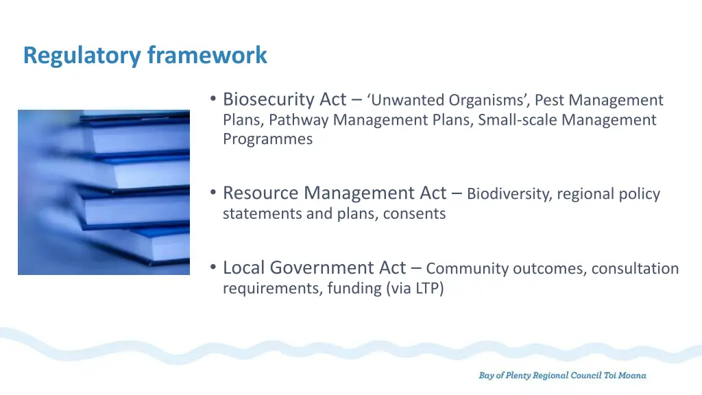 regulatory framework