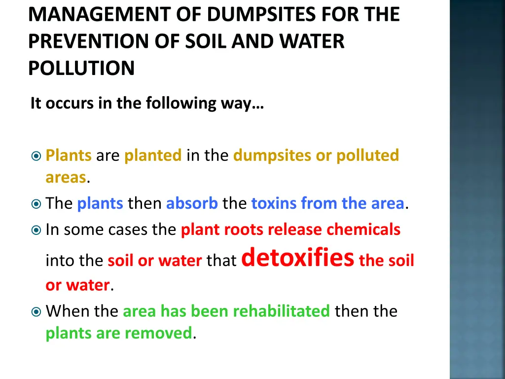 management of dumpsites for the prevention 2