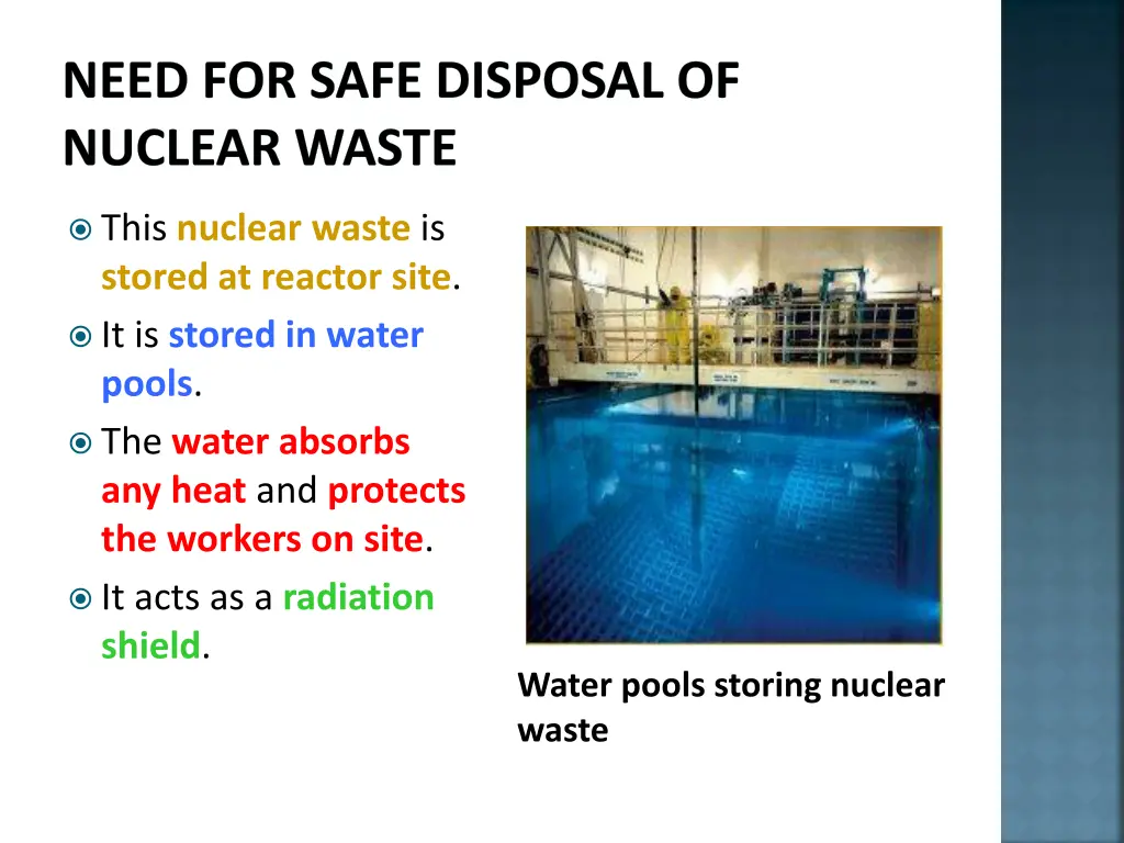 need for safe disposal of nuclear waste 1