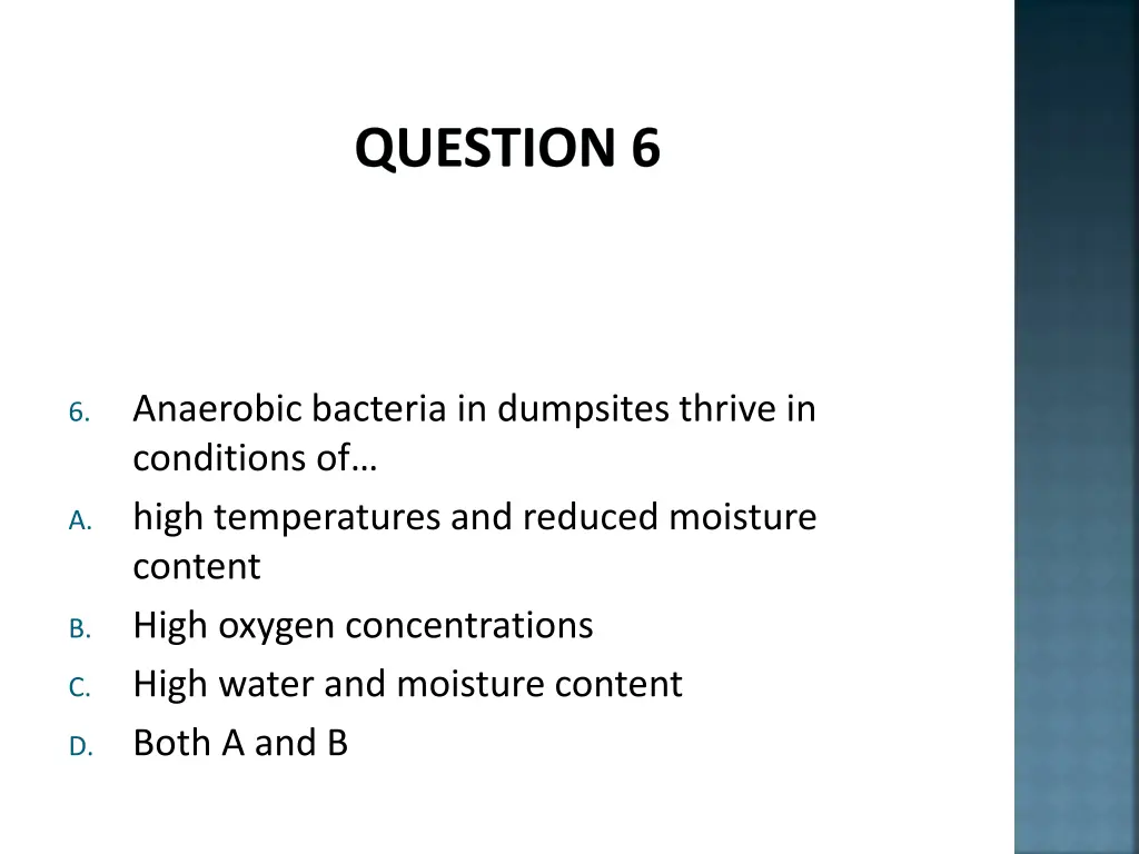 question 6