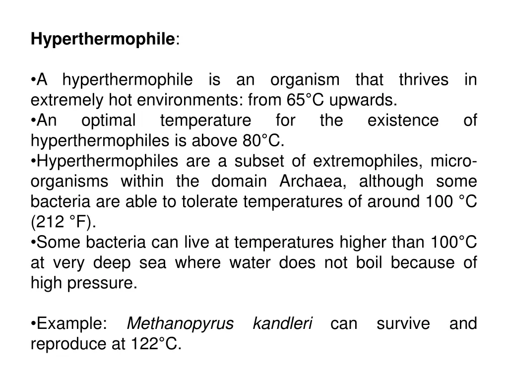 hyperthermophile