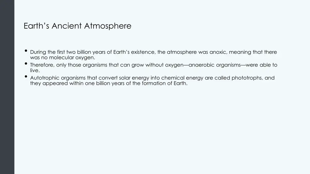 earth s ancient atmosphere