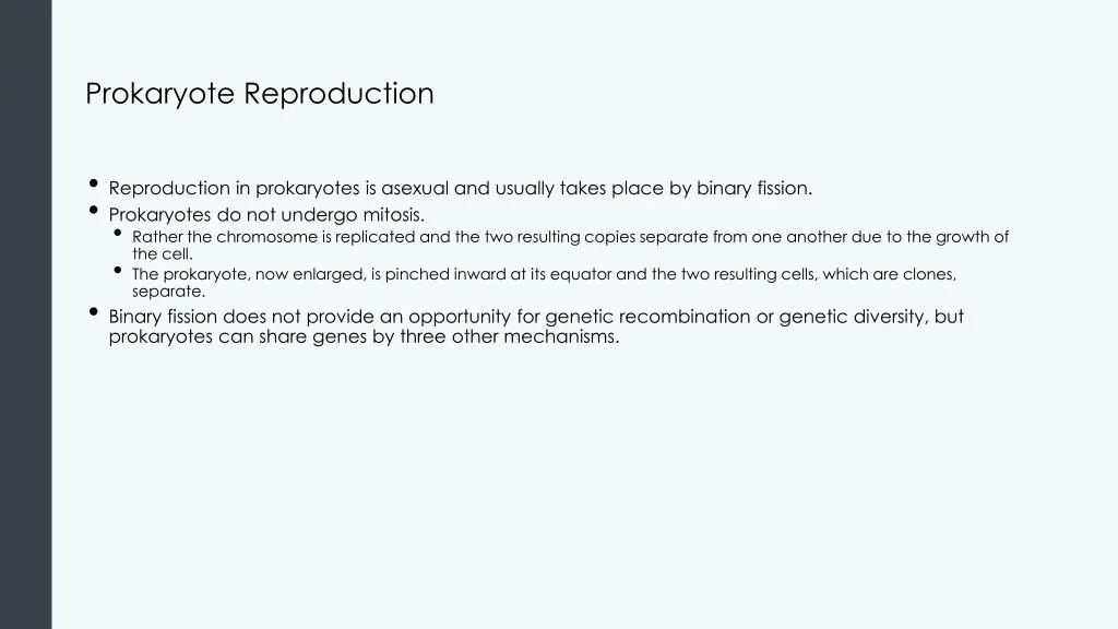 prokaryote reproduction