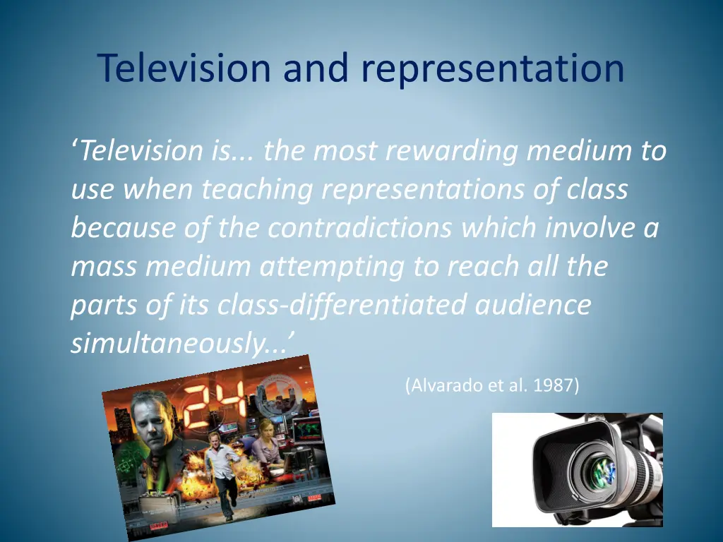 television and representation