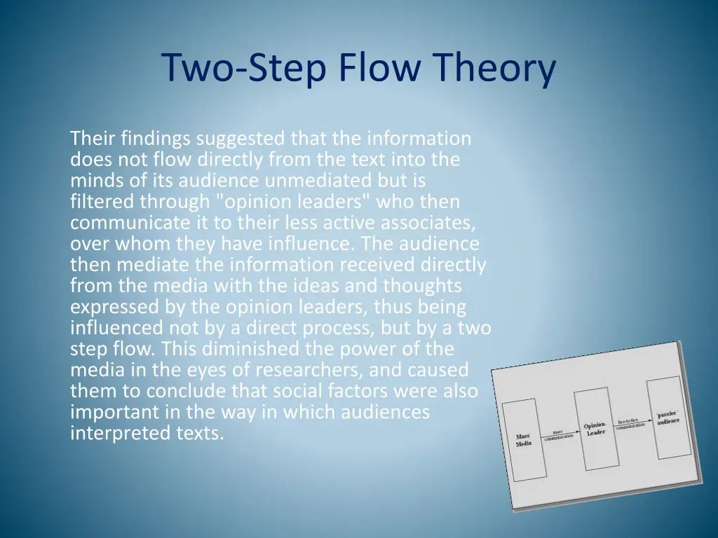 two step flow theory 1