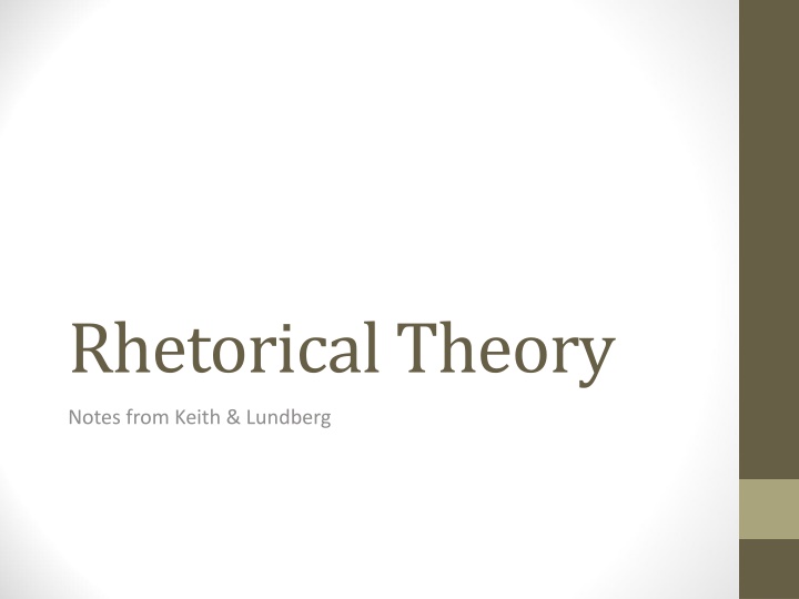 rhetorical theory