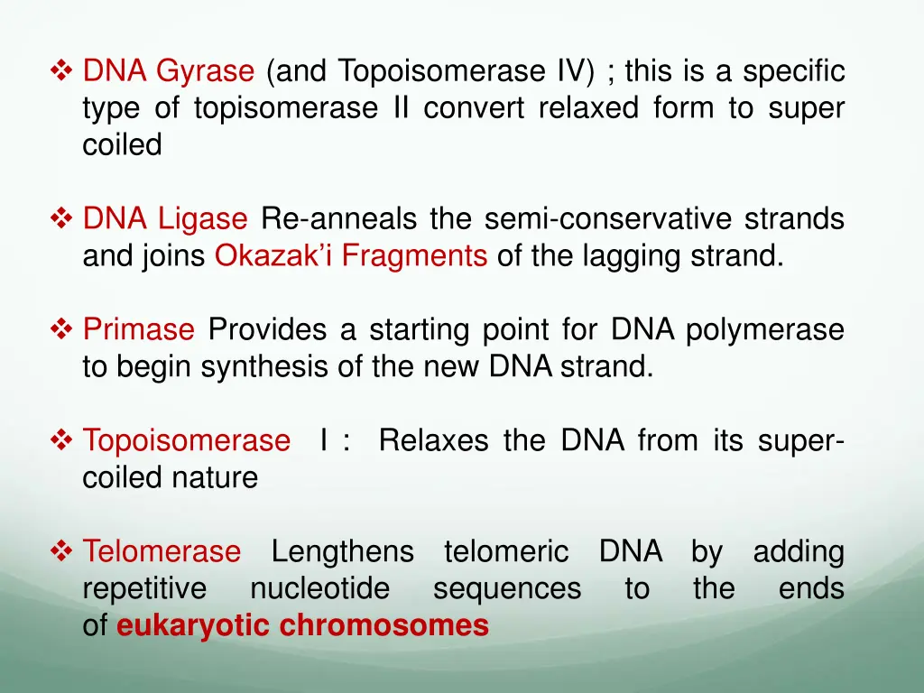 dna gyrase and topoisomerase iv this