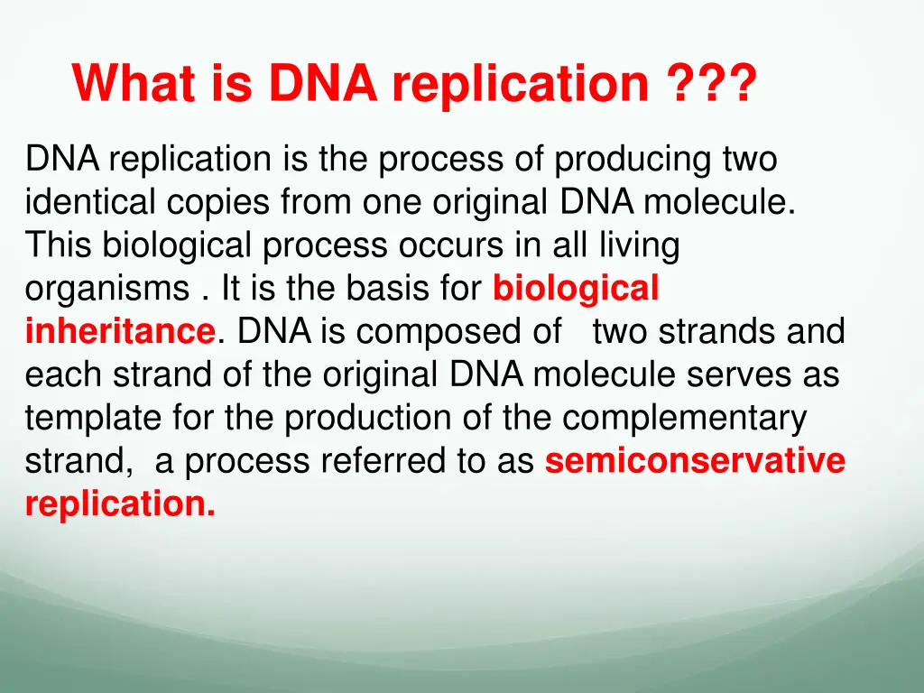 what is dna replication