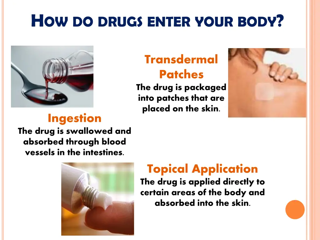 h ow do drugs enter your body