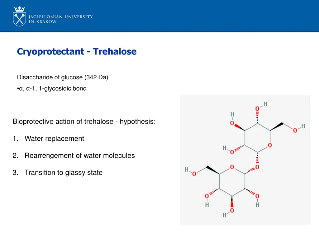 cryoprotectant trehalose