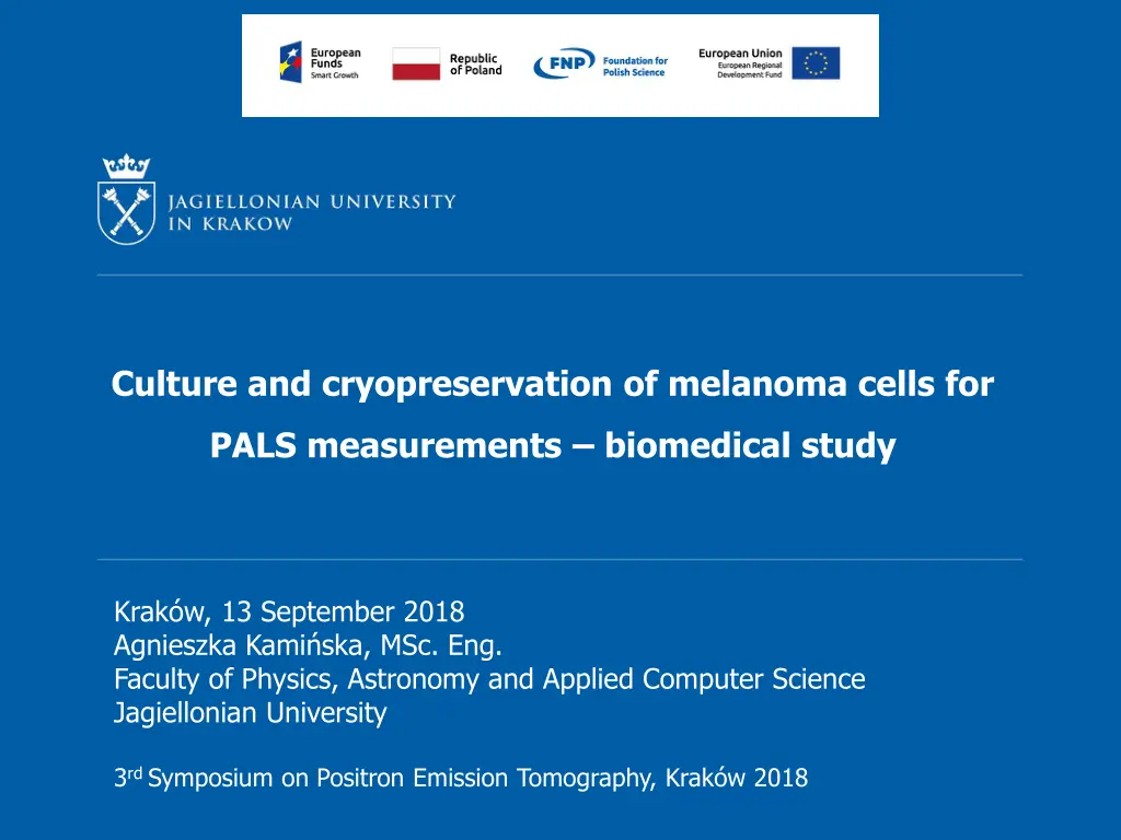 culture and cryopreservation of melanoma cells for