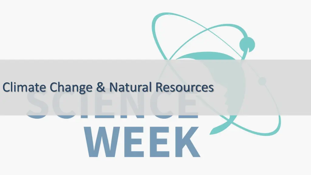 climate change natural resources