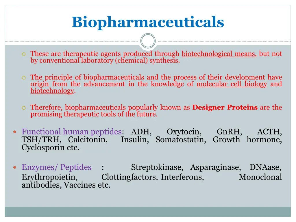 biopharmaceuticals