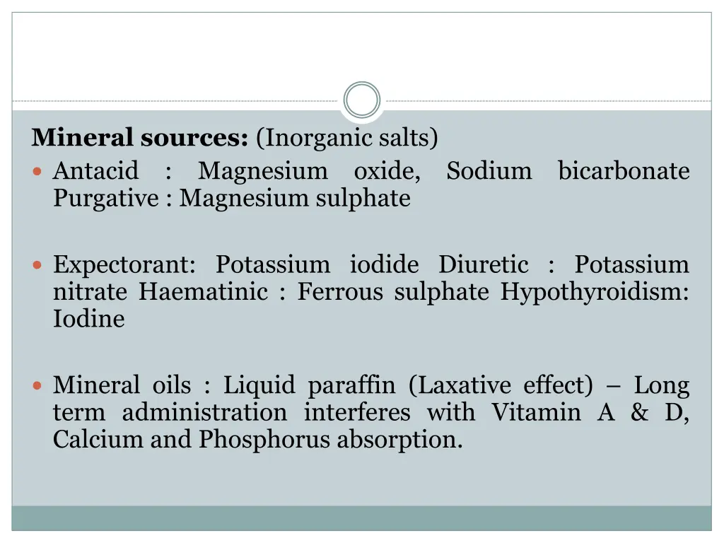 mineral sources inorganic salts antacid magnesium